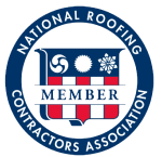 Nation Roofing Contractors Badge Logo | Restoration Contractors